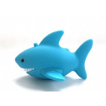 HL2117 鯊魚(yú) LED發(fā)聲發(fā)光手電鑰匙扣 包包、手機(jī)掛件小禮品